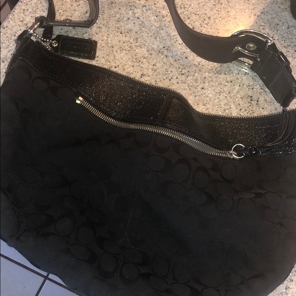 Coach Handbags - Coach Black Hobo Bag